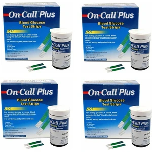 On Call Plus Ölçüm Stribi x 4 Kutu (200 Ölçüm)