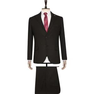 Yelekli Slim Fit Takım Elbise