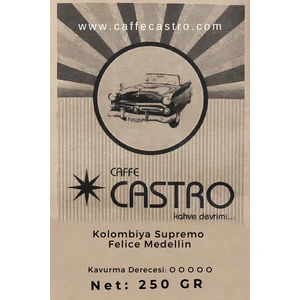 Kolombiya Supremo Felice Medellin Kahve  250 gr
