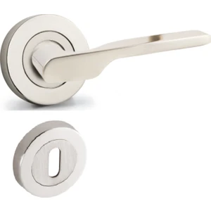 Fatih Hırdavat Hira  Eda Lüx Nikel/saten Rozetli Oda Kapı Kolu (1takım)