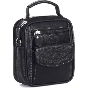 Aka Deri Omuz Askılı Deri Ei El Çanta 356