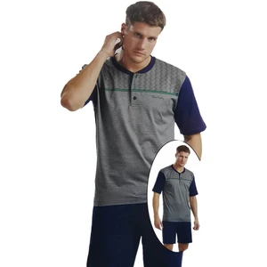 Pierre Cardin 3lü Erkek Pijama Takımı 5045 Mavi