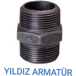 Yıldız Armatür Siyah Nipel 3/4' Doğalgaz Için (2 Adet)