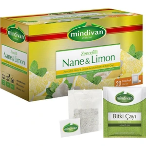 Nane Limon Zencefil Çayı 20'li Bitki Çayı