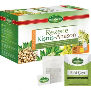 Rezene Kişniş Anason Çayı 20'li Bitki Çayı
