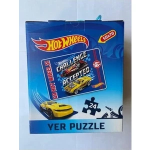 Hot Wheels 24 Parça Yer Puzzle