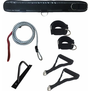 Belden Bağlamalı Antrenman Güç Lastiği Seti - Kemer, 1 Adet Lastik, El Aparatı Ayak Aparatı Duvar Aparatı