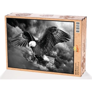 King of Puzzle Kara Kartal Ahşap Puzzle 2000 Parça