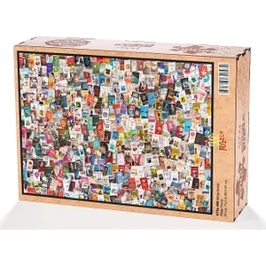 King of Puzzle Kitap Kolaj Ahşap Puzzle 2000 Parça