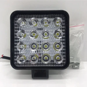 Çalışma Sis Lambası Kare 16 LED 48 Watt