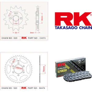 Hyosung Gv 250 Rk X-Ring Zincir Dişli Set 500 XSO-14/46T(2004-2015)