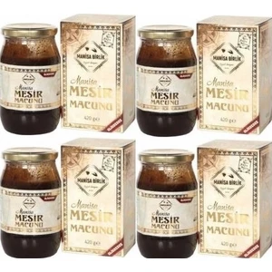 Manisa Birlik Geleneksel  Manisa Mesir Macunu 400 gr 4 Lü Set 4*400