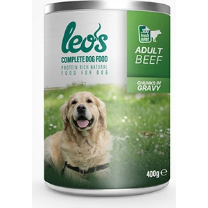 Leos Sığır Parça Etli Soslu Köpek Konservesi 24X400 gr