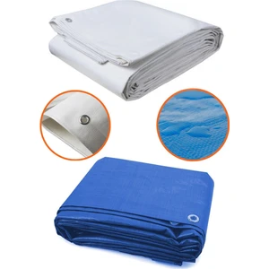 3x5 Metre Mavi Branda Çadır Gölgelik Su Toz Geçirmez Tente