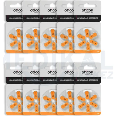 Oticon Işitme Cihazı Pili Oticon 10'lu Paket 13