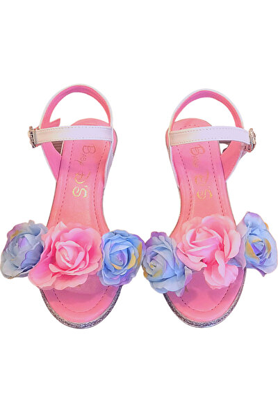 Baby D'S Flowers Topuklu Ayakkabı