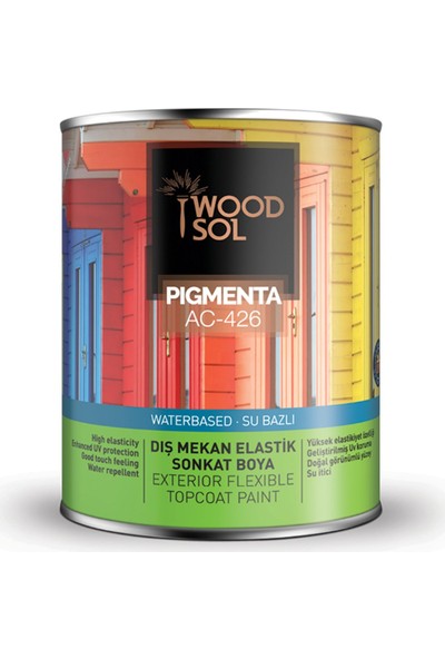 Woodsol Pigmenta Elastik Sonkat Ahşap Boyası 2.5 Lt