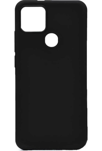 İnci Soft Oppo A15 Kılıf Soft Pürüzsüz Şık Tasarım Silikon Siyah