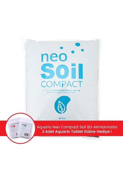Aquarium Aquario Neo Compact Plant Soil Powder 8lt