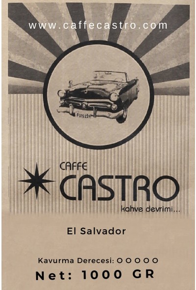 Castro El Salvador Shg Ep Kahve 1 kg