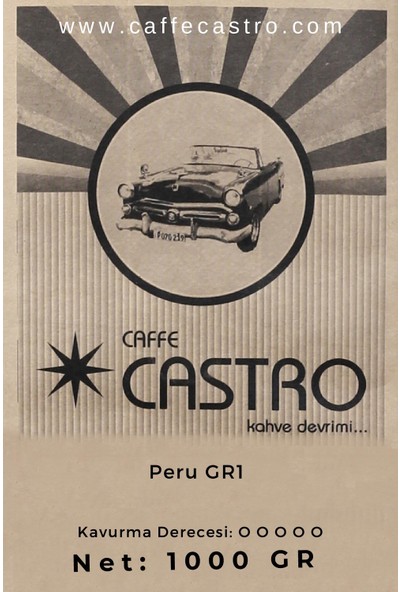 Castro Peru Shg Kahve 1 kg