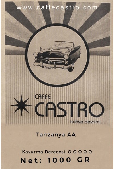 Castro Tanzanya Kahve 1 kg