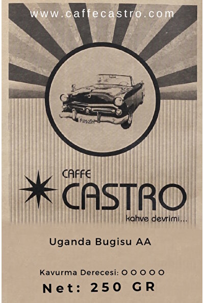 Castro Uganda Bugishu Aa Kahve 250 gr