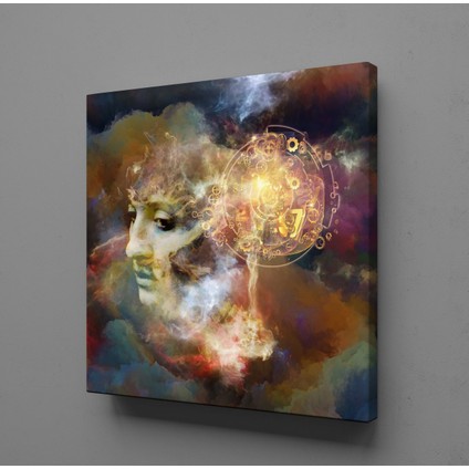 Renkli Kafa 80 x 80 cm