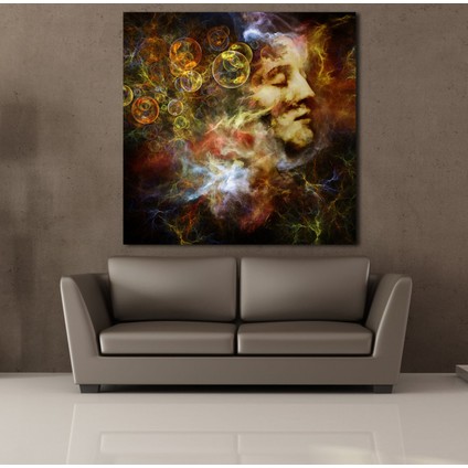 Renkli Kafa 80 x 80 cm fiyatları