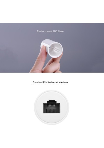 RJ45 Ethernet Kablo Birleştirici Ara Aparat Beyaz