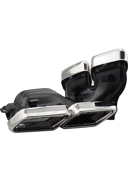 Mercedes w212 amg egzoz ucu set krom 4 çıkış kare