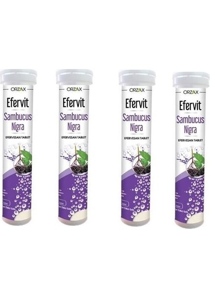 Ocean Efervit Sambucus Nigra 20 Tablet 4 Adet
