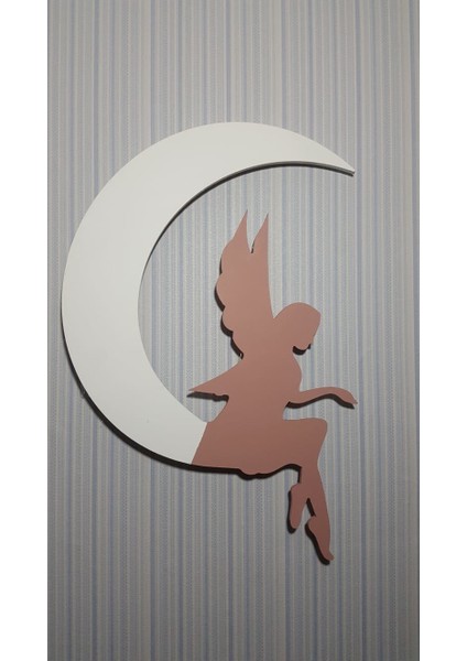 Çocuk Odası Melekli Ay Gece Lambası