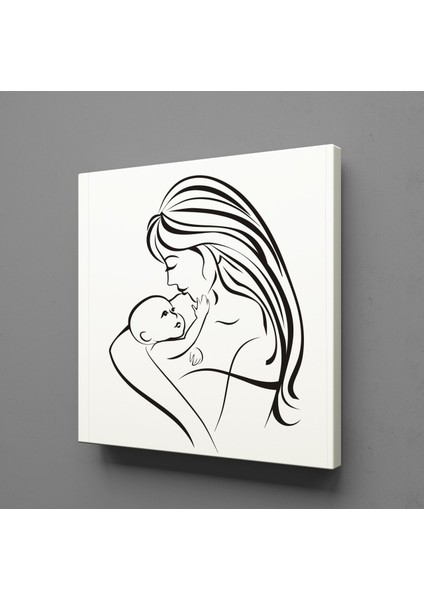 Bebeğiyle Ilgilenen Anne 170X170CM