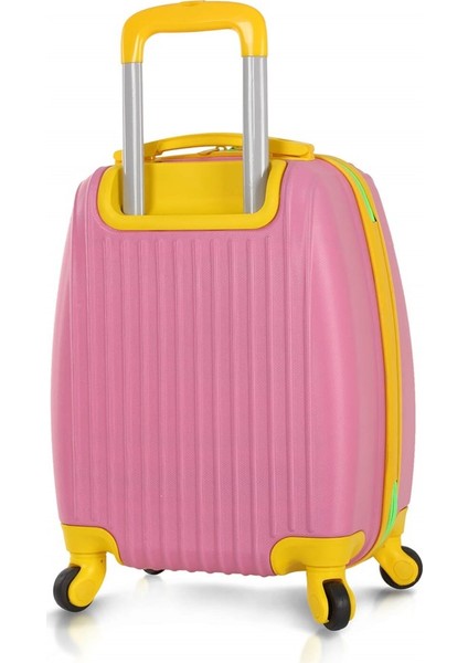 Kids Abs Çocuk Valizi Zürafa Pembe