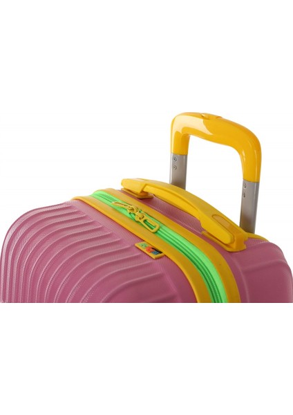 Kids Abs Çocuk Valizi Zürafa Pembe