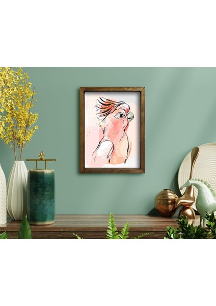 Gift Doğal Masif Ahşap Çerçeveli Tablo-81