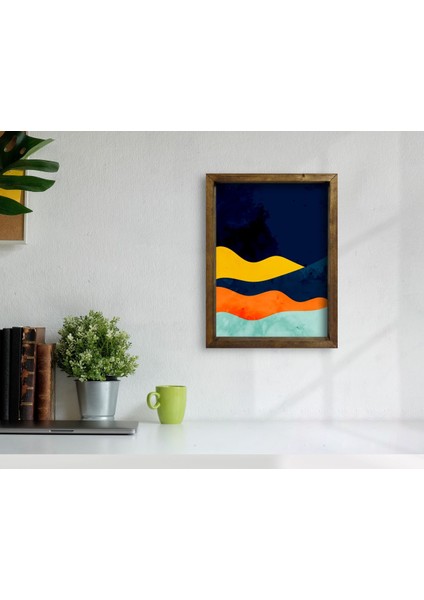 Gift Doğal Masif Ahşap Çerçeveli Tablo-42 modelleri