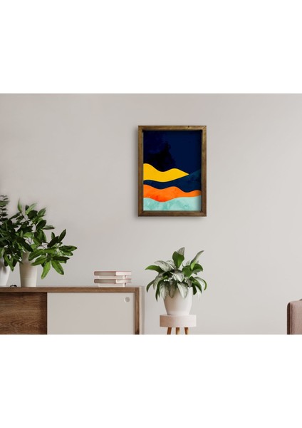 Gift Doğal Masif Ahşap Çerçeveli Tablo-42 fırsatları