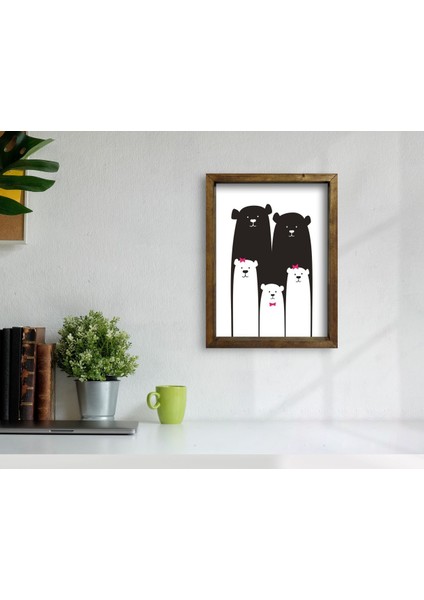 Gift Doğal Masif Ahşap Çerçeveli Tablo-36 modelleri
