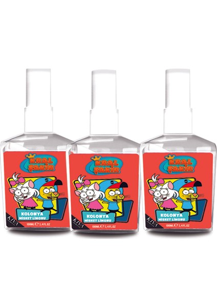 Limon Sprey Kolonya 100 ml 3'lü fiyatları