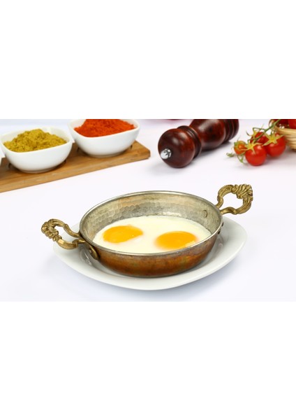 Bakır Yumurta Sahanı 16 Cm