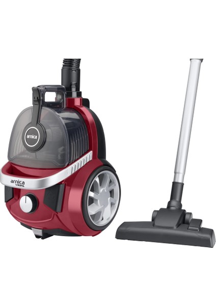 Vesta ET14450 Cyclon 750W Toz Torbasız Elektrikli Süpürge - Kırmızı
