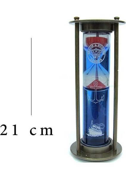 21 cm 1 Dakikalık Sulu Kum Saati H0096