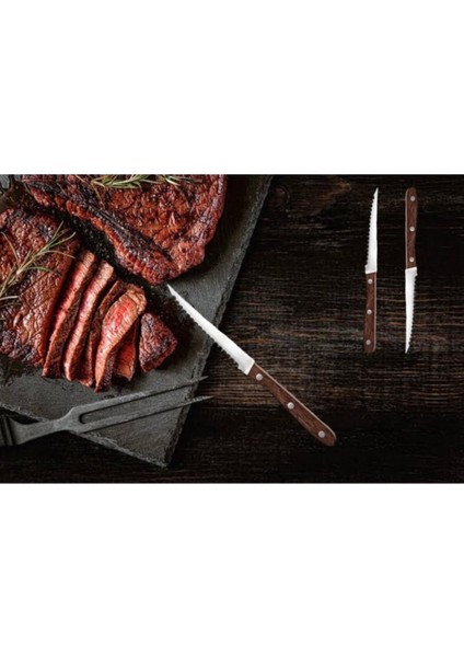 Atalante Steak Bıçak 22 cm. Dişli Uç Biftek Bıçak Et Bıçağı