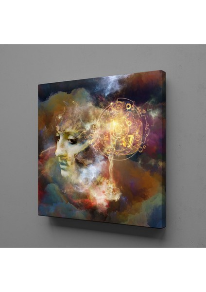 Renkli Kafa 190 x 190 cm