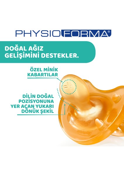 Physio Soft Kauçuk Emzik (12 Ay+)