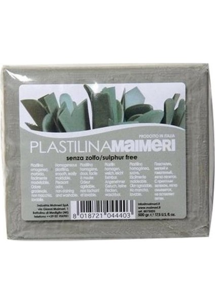 Plastilin Kurumayan Model Hamuru 500 gr Gri