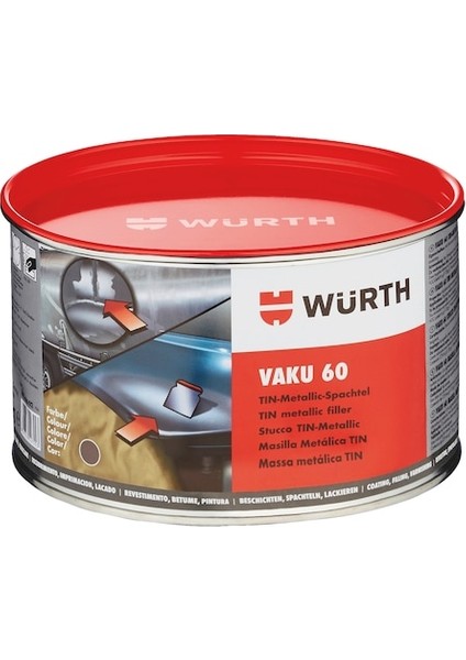 Çelik Dolgu Macunu (Vaku-60) 1800GR