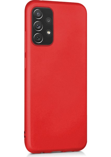 Matte Silicone Samsung Galaxy A52 Kılıf Kırmızı fiyatları